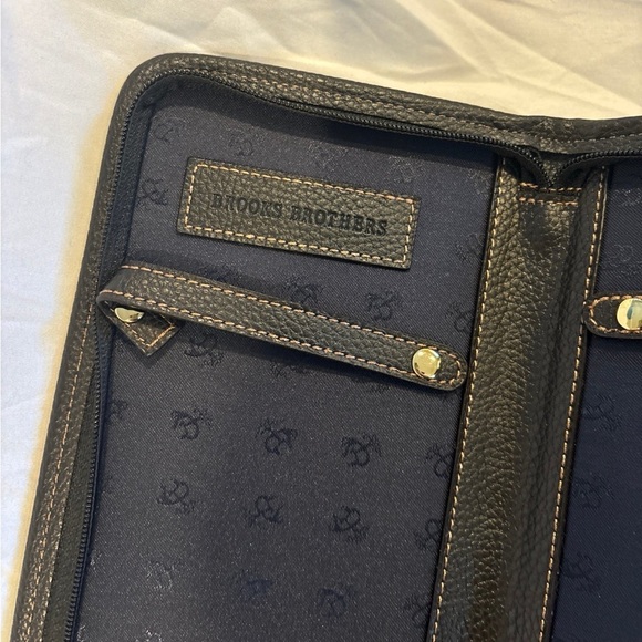 Brooks Brothers Leather Travel Tie Case - Picture 5 of 5